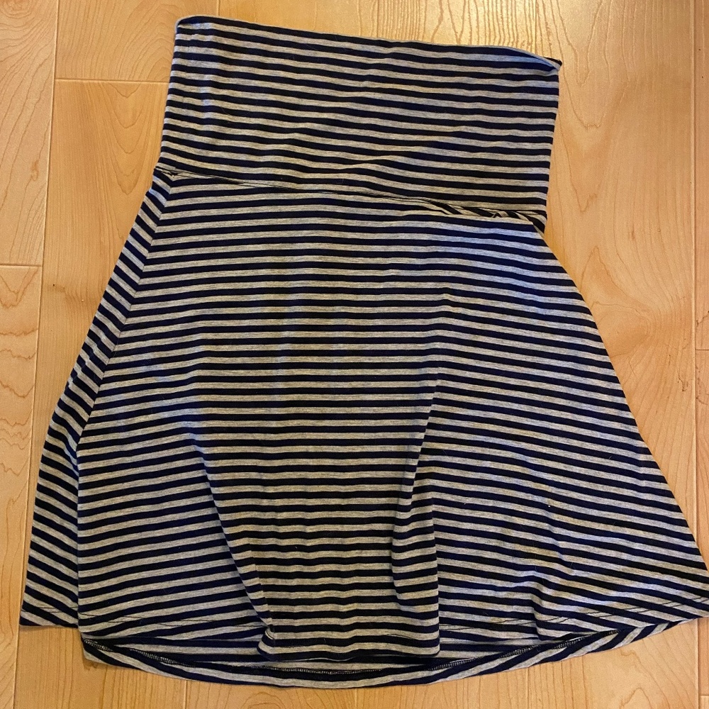 Mossimo Striped Knit Fold-Over Skirt
